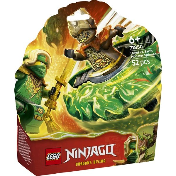 LEGO NINJAGO Lloyd egy földszörny pörgettyűje ellen játék (71850)