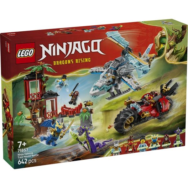 LEGO NINJAGO Nindzsajárművek csatája a lombháznál játékkészlet (71857)