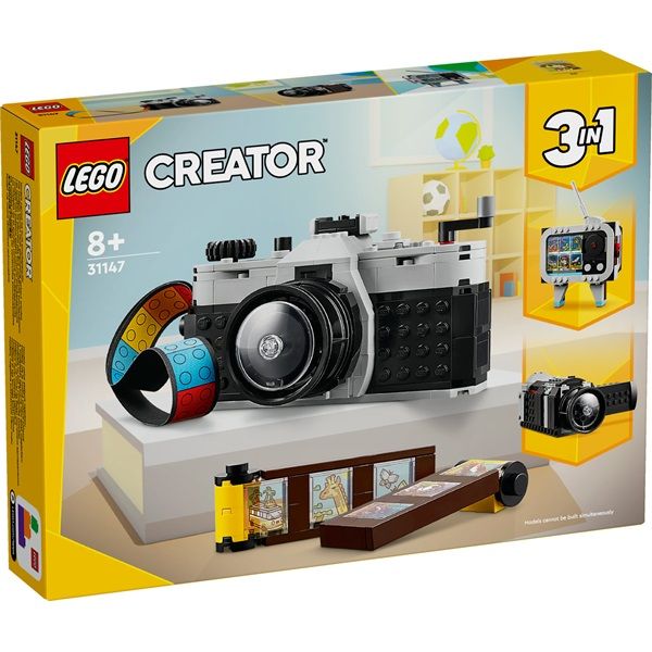 LEGO Retró fényképezőgép 3 az 1-ben játék 31147