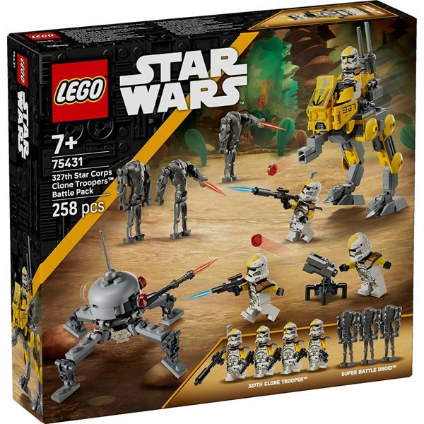LEGO Star Wars 327. klónkatonák harci csomag, ajándékszett (75431)