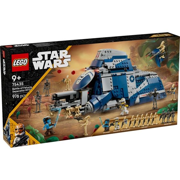LEGO Star Wars A szeparatisták MTT csapatszállítója a feluciai csatában, készlet (75435)
