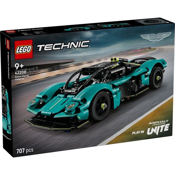 LEGO Technic Aston Martin Valkyrie, megépíthető autómodellszett (42208)