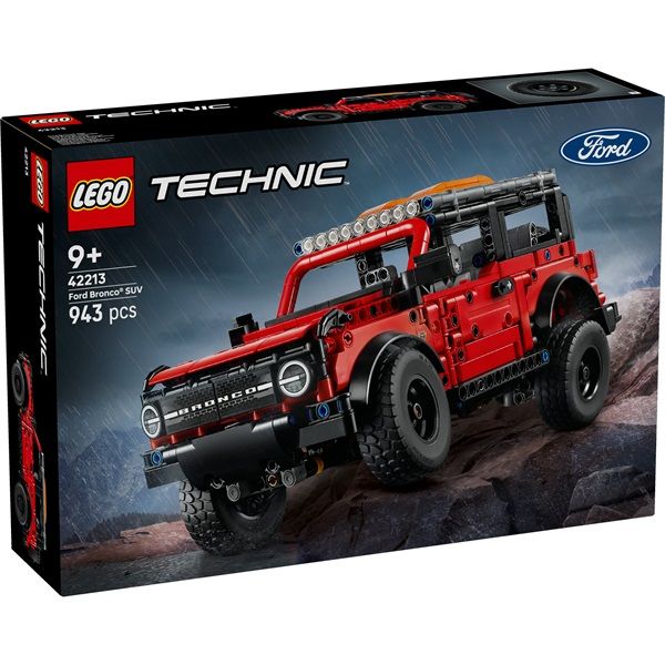 LEGO Technic Ford Bronco SUV K autómodell-készlet, STEM-építőjáték (42213)