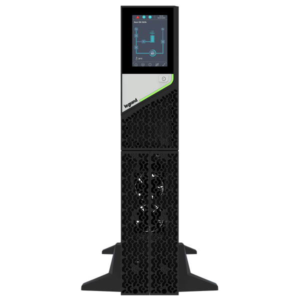 LEGRAND KEOR DK UPS, 2000VA, 2U-640mm BEM: C20 KIM: 6xC13+1xC19 online kettős konverziós szünetmentes rack/torony (311341)