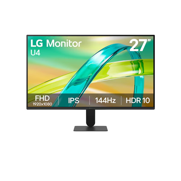 LG IPS 144Hz monitor 27" 27U411B, 1920x1080, 16:9, 250cd/m2, 1ms, HDMI/D-SUB (27U411B-B.AEU)