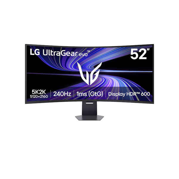 LG Ívelt 240Hz Gaming monitor 27" 52G930B, 5120x2160, 21:9, 400cd/m2, 1ms, 2xHDMI/DisplayPort/USB-C, hangszóró (52G930B-B.AEU)