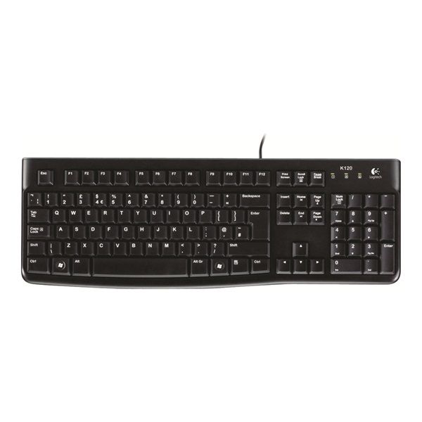 LOGITECH Vezetékes Billentyűzet K120, USB, US (920-002509)