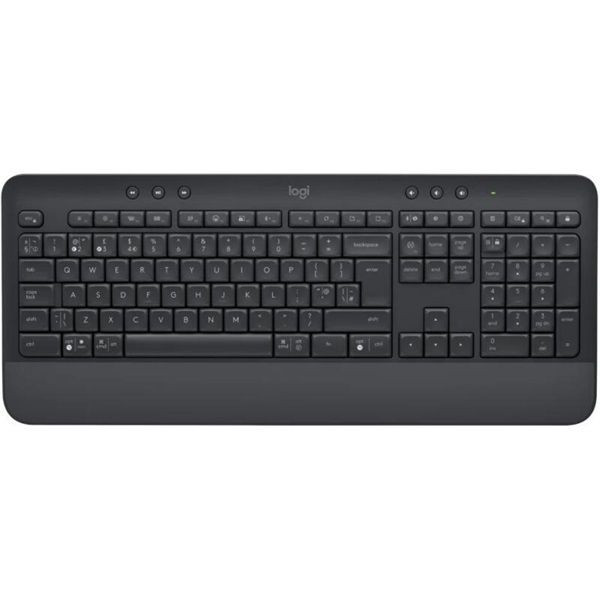 LOGITECH K650 Signature Vezeték Nélküli & Bluetooth billentyűzet Grafitszürke, HUN (920-010949)