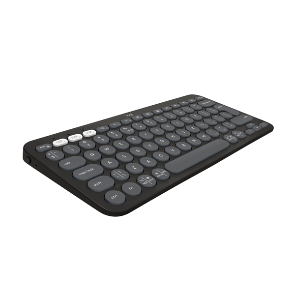 Logitech Pebble 2 K380s vezeték nélküli billentyűzet (920-011851) Grafitszürke, US