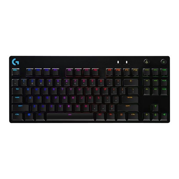LOGITECH Pro Lightsync RGB Mechanikus Gaming Vezetékes billentyűzet (Clicky), US (920-009392)