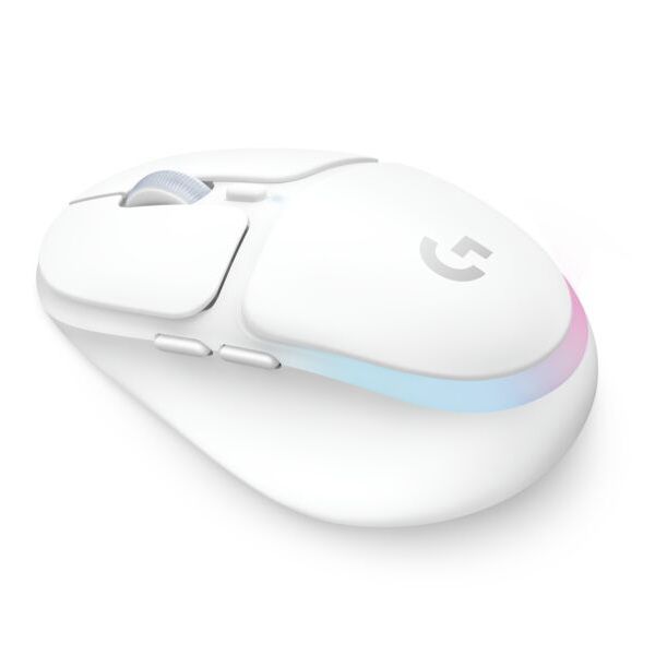 LOGITECH Egér - G705  Lightsync RGB Vezeték nélküli Gaming, Fehér (910-006367)