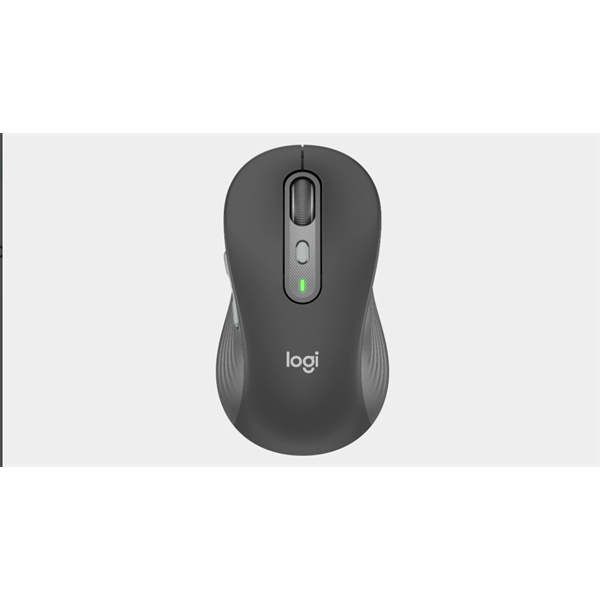 LOGITECH Egér - M750 Signature Plus Vezeték Nélküli Optikai (Large), Grafitszürke (910-007509)
