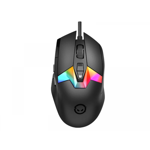 Lorgar MSP80 8000 Hz 9 gombos vezetékes egér, fekete (LRG-MSP80-BK)