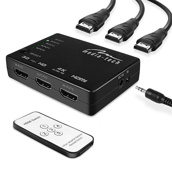 MEDIA-TECH 5-portos HDMI Switch (MT5207)