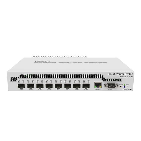 MIKROTIK - 1db GbitLAN, 8db SFP+ Switch (CRS309-1G-8S+IN)