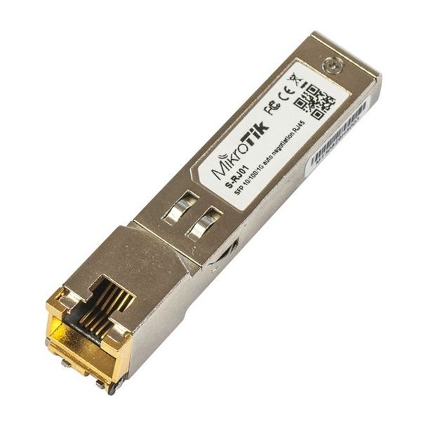 MikroTik SFP RJ45 10/100/1000M Copper Module (S-RJ01)