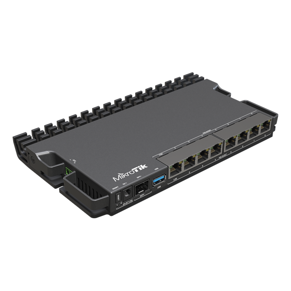 MIKROTIK RB5009UPR+S+IN Vezetékes Rackes Router