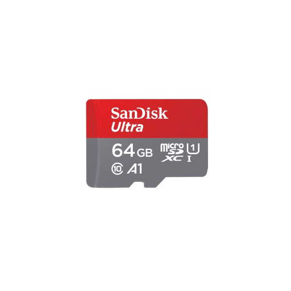 Sandisk 215421 MicroSD Ultra android kártya 64GB, 140MB/s, A1, Class 10, UHS-I