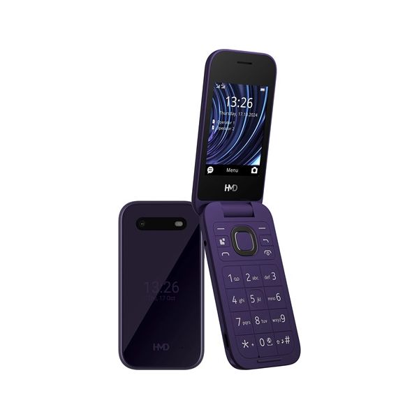 HMD 2660 4G Flip DS Lila + Domino kártya