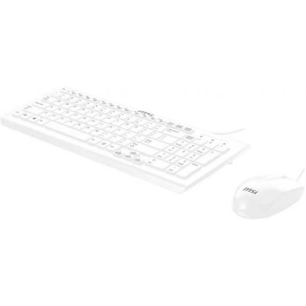 MSI ACCY Bill+egér, SK9626M vezetékes billentyűzet + egér, fehér (DKÜ)