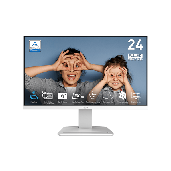 MSI Business PRO MP2412W 23,8 FHD VA 100Hz monitor (9S6-3BA9CH-061) fehér