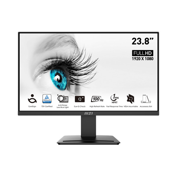 MSI PRO MP2412 24" FHD VA 100Hz üzleti monitor (9S6-3BA9CH-042) fekete