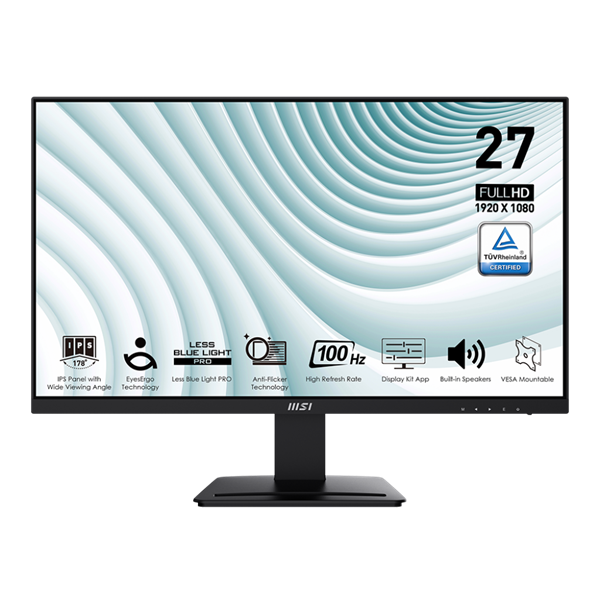 MSI Business PRO MP273A 27" FHD IPS 100Hz (9S6-3PB4CH-207) Black