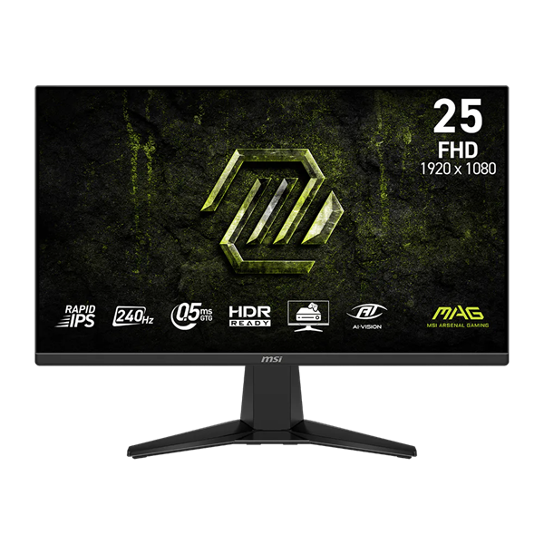 MSI Monitor GAMING MAG 255F X24 24,5" FHD 240Hz (9S6-3BC91M-002) Black