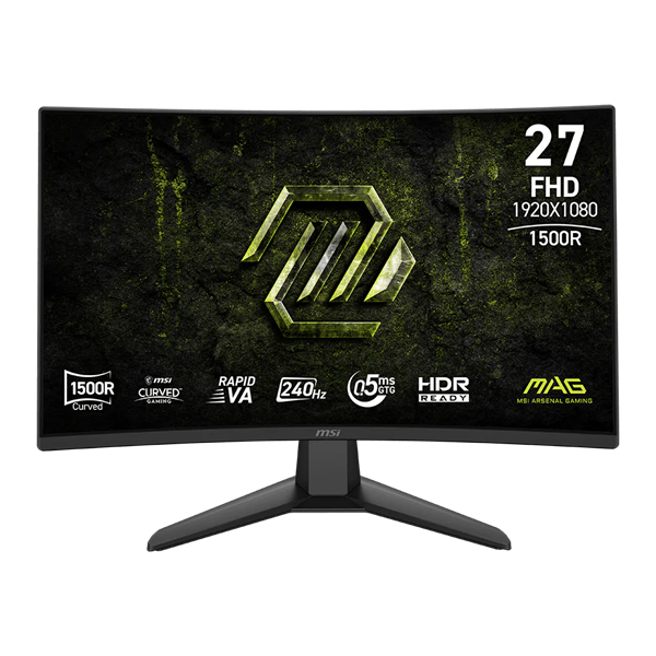 MSI MAG 274CF X24 27" Rapid VA FHD 1920x1080 240Hz (9S6-3CEF51T-001) GAMING Monitor Black