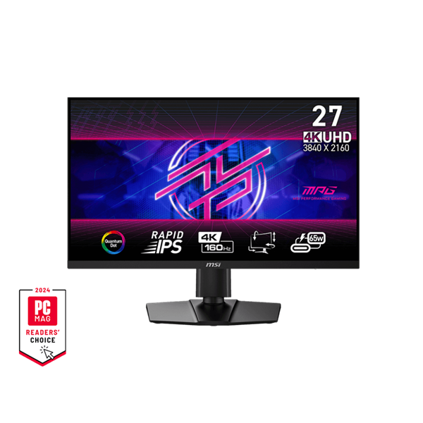 MSI MPG 274URF QD 27" UHD Rapid IPS 160Hz gaming monitor (9S6-3CC29H-259)