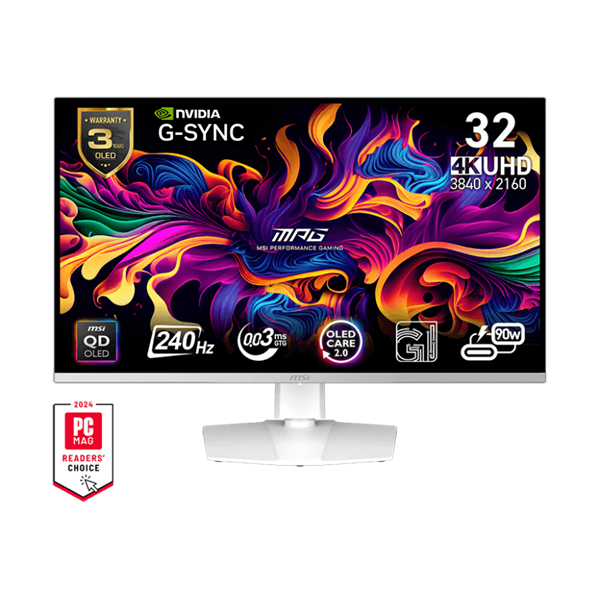 MSI MPG 321URXW 31,5 UHD 240Hz QD-OLED Gaming monitor (9S6-3DD29A-050)