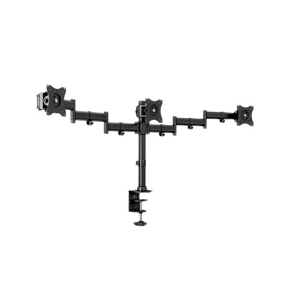 Multibrackets asztali rögzítő Triple, dönthető, forgatható 15-27", fekete (7350073733385)