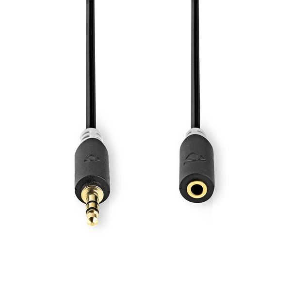 Nedis CABW22050AT30 sztereo audió kábel 3,5mm sztereo jack dugó - 3,5mm sztereo jack aljzat, 3 m