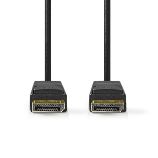 Nedis CCGL37010BK20 Displayport kábel 4K@60Hz, aranyozott csatlakozók, 2m