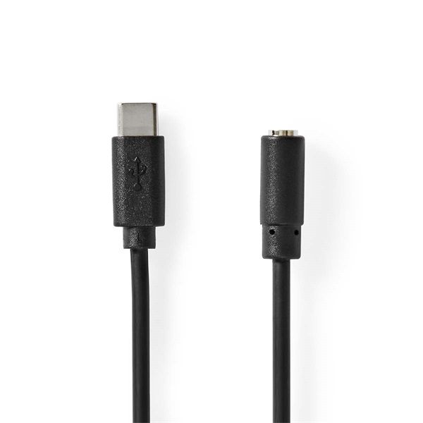 Nedis CCGL65960BK10 USB-C™ dugó | 3,5 mm jack aljzat | 1,00 m