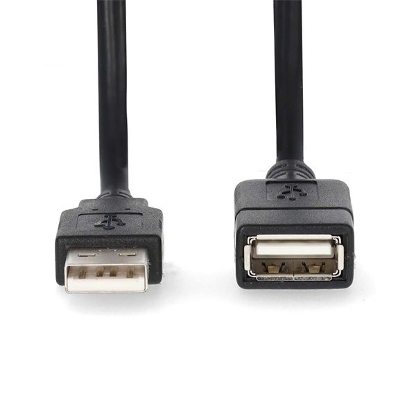 Nedis USB2.0 hosszabító kábel, hossz 1m, CCGL60010BK10