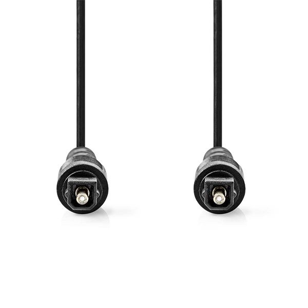 Nedis optikai audió kábel, TosLink dugó, hossz 1m, CAGL25000BK10