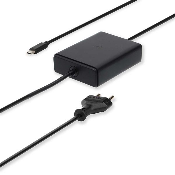 Nedis GaN | 45 W, univerzális Type-C notebook töltő (NBAU45110BK) fekete