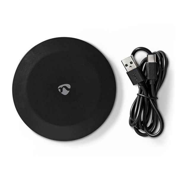 Nedis WCHAQ15W110BK 15W / 2A vezeték nélküli QI töltő
