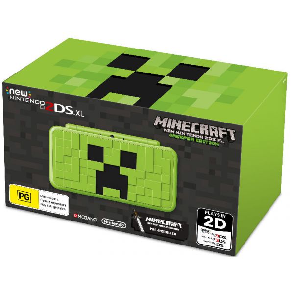 New Nintendo 2DS XL Konzol Minecraft Creeper Edition