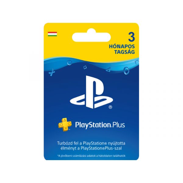 Sony PlayStation Plus: 3 Hónapos Előfizetés