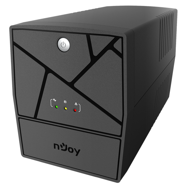 NJOY 2000VA - Keen 2000 USB, 4 Schuko, line-interaktív, szünetmentes tápegység (UPLI-LI200KU-CG01B) fekete