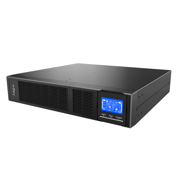 NJOY Szünetmentes Balder 1000, 1000VA, 1000W, Online rack (2U), LCD display (UPCMCOP110HBAAZ01B)