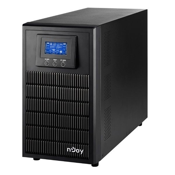 NJOY UPS ATEN PRO 3000, 3000VA, 2700W, Online Szünetmentes tápegység, LCD display (PWUP-OL300AP-AZ01B)