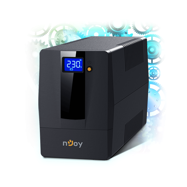 NJOY Horus Plus 1000 1000VA (PWUP-LI100H1-AZ01B) Szünetmentes tápegység