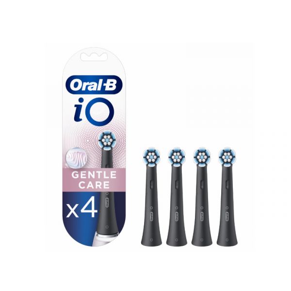Oral-B iO fogkefefej Gentle Care 4db (10PO010459) fekete