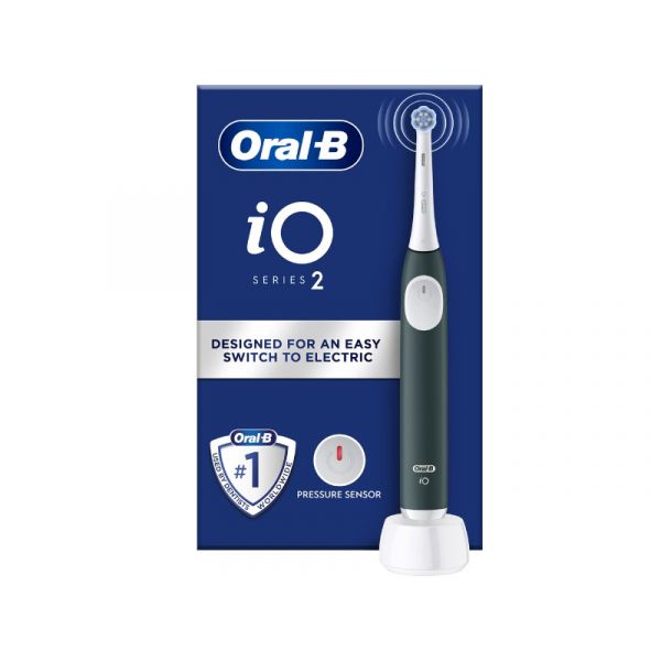 Oral-B iO2 Series elektromos fogkefe (10PO010453) Forest Green / zöld