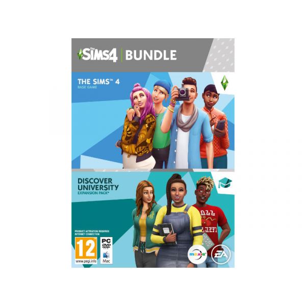 The Sims 4 Plus Discover University Bundle PC/MAC