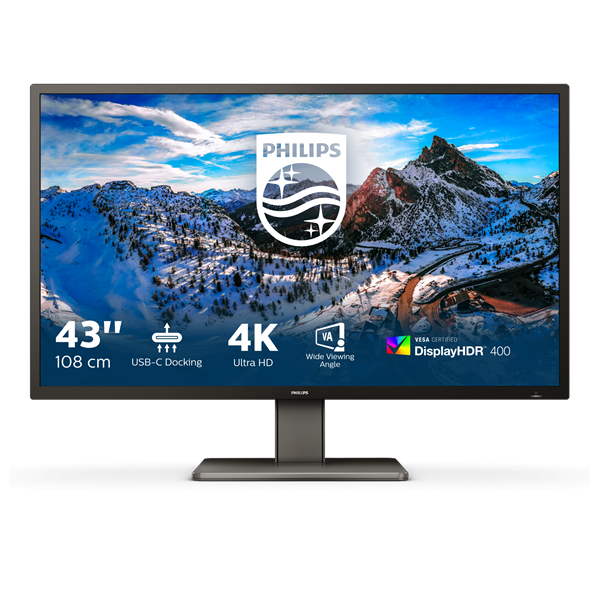 PHILIPS 439P1 42,51" 4K VA monitor (439P1/00)