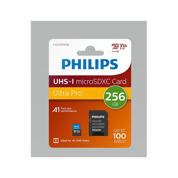 Philips PH133532 micro SDXC 256GB class 10 UHS-I U1 + adapter